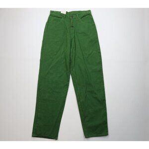 Deadstock Vtg 90s Streetwear Mens 31x34 Baggy Fit Skateboard Jeans Grass Green